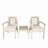 Brandenburg Acacia Wood 3-Piece Outdoor Conversation Set