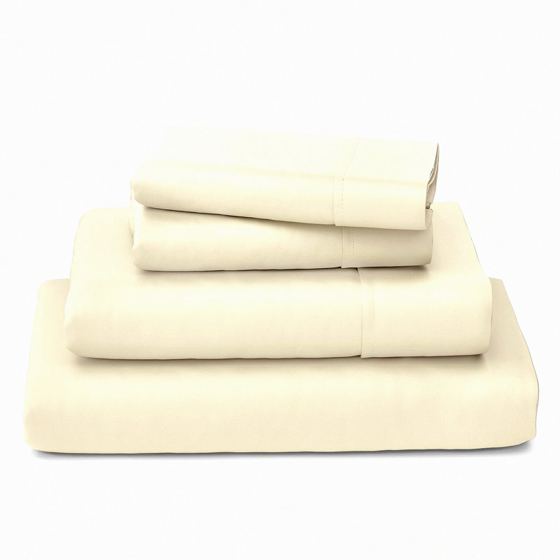 CoolBamboo Silky Soft Sheets Set - Luxury Blend of Bamboo Rayon, Cooling & Breathable, Deep Pockets, 5-Piece Bedding Set
