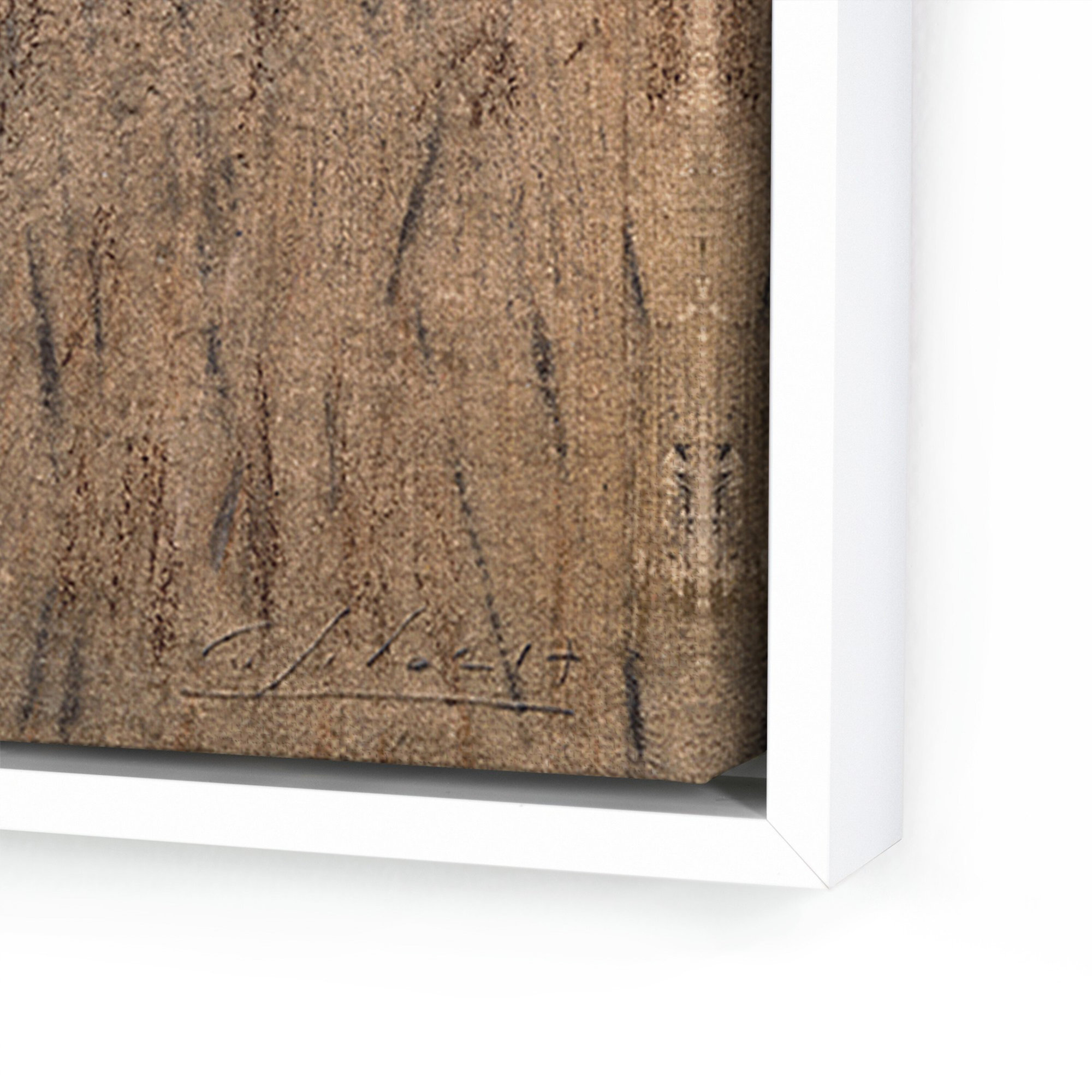 No. 18 by Valeria Sidanez, 24" H x 18" W, White Maple Canvas Floater Framed