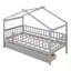Lit simple en bois avec deux tiroirs-2135624943