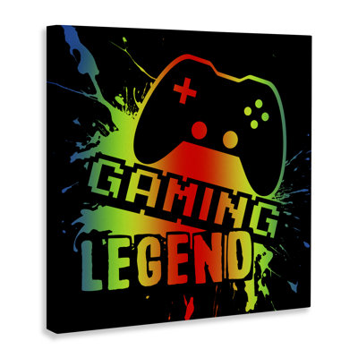 Toile Gradient Gaming Legend, design par Marcus Prime