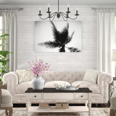 Reproduction de photo sur toile, "Palm Tree Looking up IV" par Debra Van Swearingen