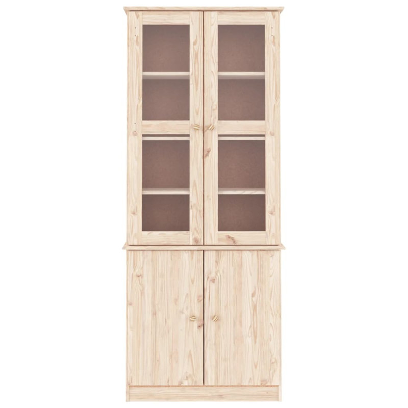 Aariona 77cm Solid Wood Sideboard, Brown
