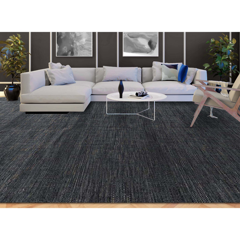 Wool Area Rug, Rectangle 9' x 12'