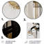 Noir, blanc et or Expression I - Art mural abstrait en métal-87831677
