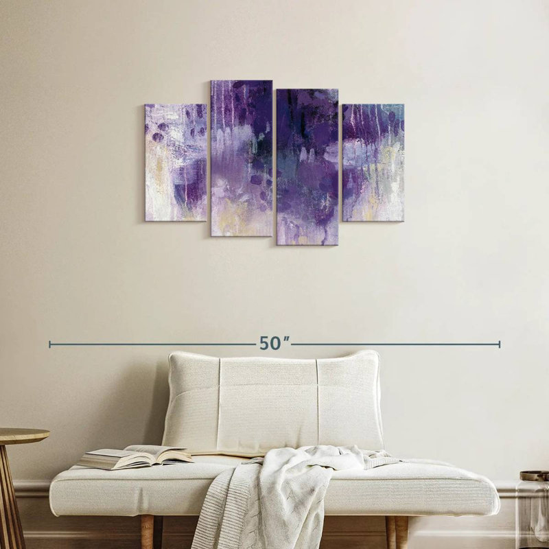 Avery Violet Rain, 22" H x 36" W