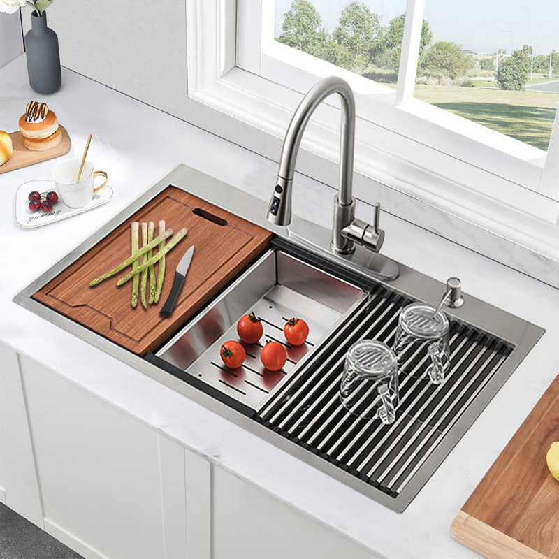Drop-In 16 Gauge Kitchen Sink