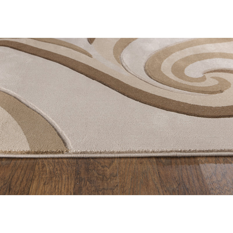 Amya Abstract Indoor Rug, Rectangle 3'8" x 5'6"
