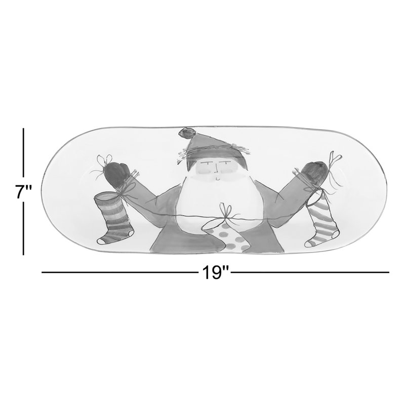 Old St. Nick Terra Bianca Platter