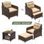 Ensemble de conversation pour patio 5 pièces-1078642245