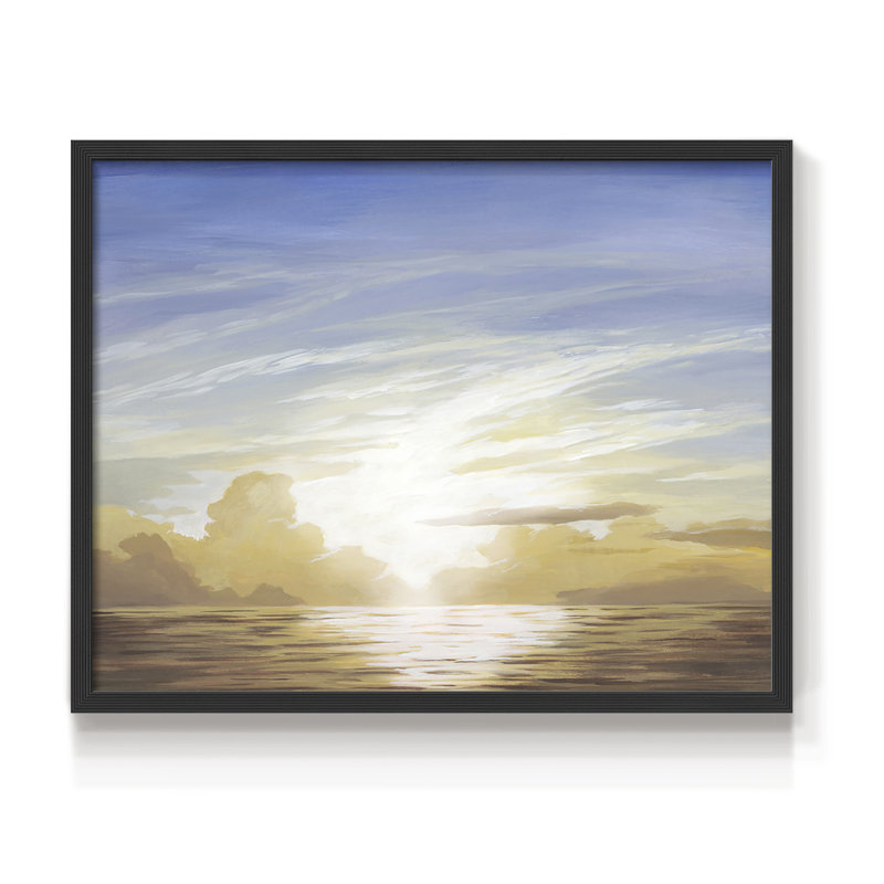 «Luminous Waters III», reproduction encadrée, H 8 po x l 10 po, Noir, noir, noir, noir