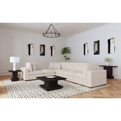 Canapé modulaire ivoire