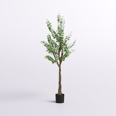 Arbre d'eucalyptus artificiel 55 po en pot