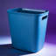 Petite poubelle rectangulaire d'une capacité de 3,5 gallons, poubelle en plastique durable pour la salle de bain, la cuisine, le bureau et la salle de lavage-123441127