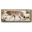 «Rustic Barnwood Animals Collection D», toile encadrée-268348730