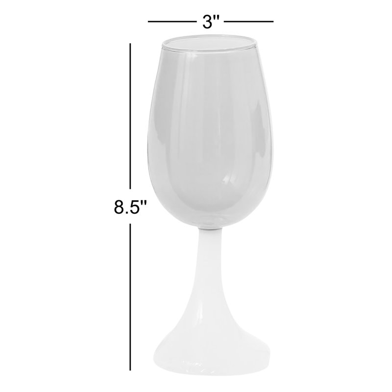Ardy 12oz. Handmade White Wine Glass