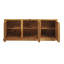 Table buffet en bois de pin massif 3 tiroirs Deyan