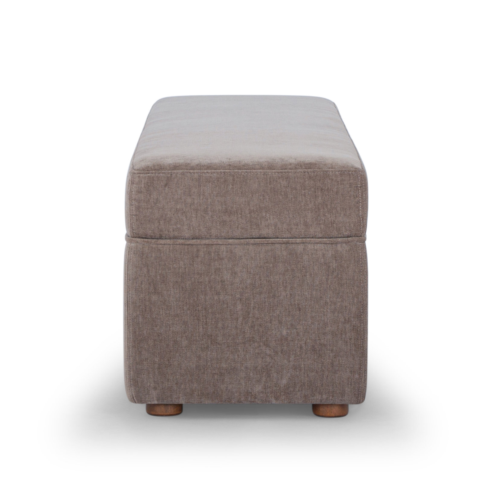 Mel Storage Bench, Honeycomb Walnut Chenille