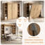 Lit escamotable double pleine grandeur avec tablettes de rangement-1347650909-1350244788