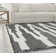 Tapis noir en polypropylène / polyester tissé à la machine Chevron