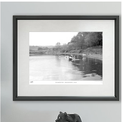 Falmouth, Swanpool 1910 - Single Picture Frame Print
