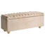 Fabric Upholstered Storage Bench-2049548439