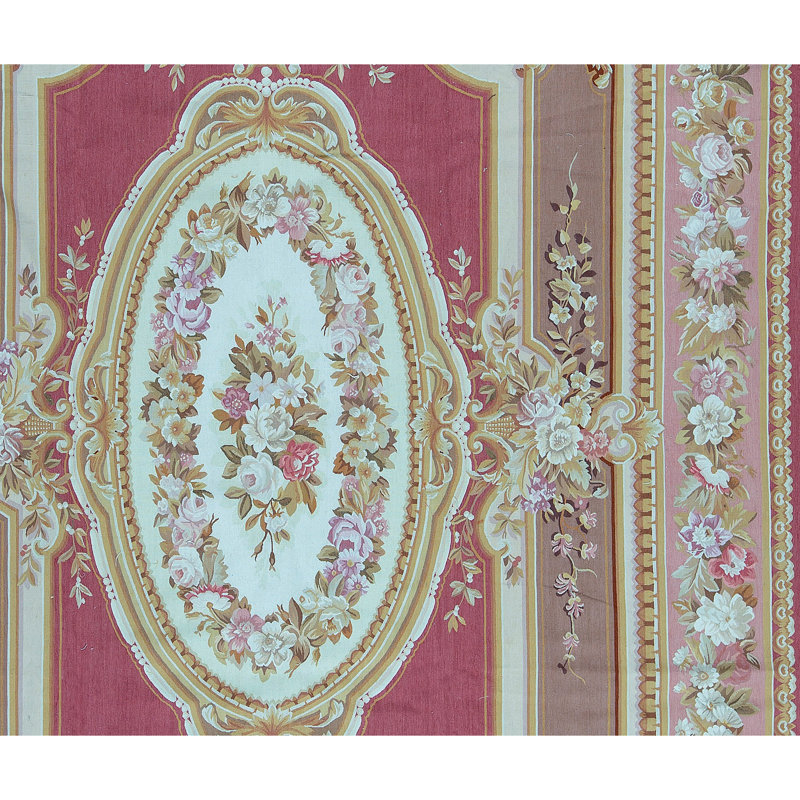 Hand-Knotted High-Quality Rose Area Rug