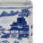Stoneware Ceramic Chinoiserie Decorative Container with Lid
