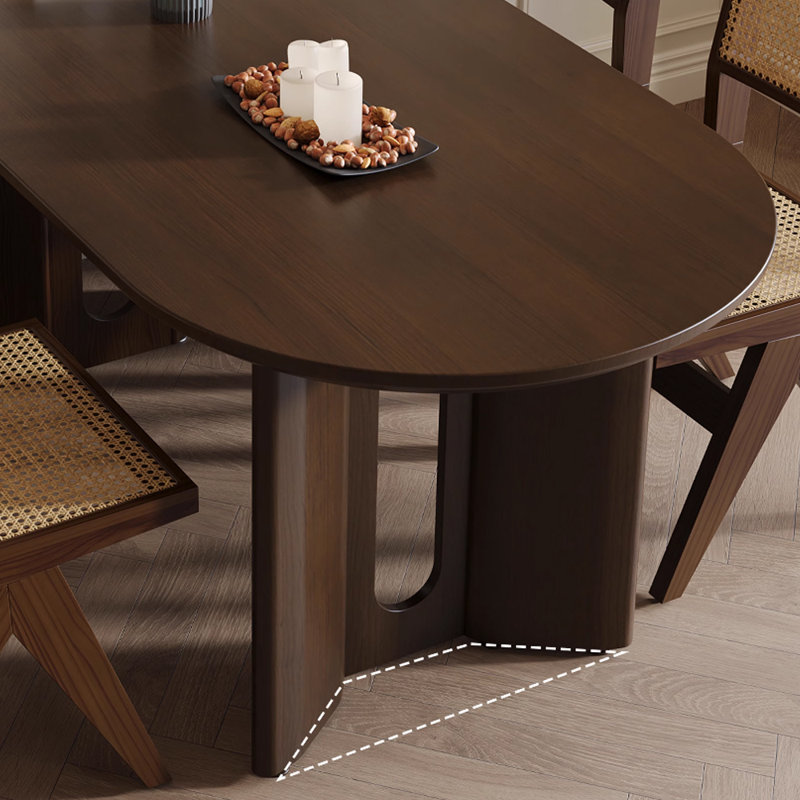 Fossum, H 29,52 po x L 78,74 po x l 35,43 po, Marron foncé
