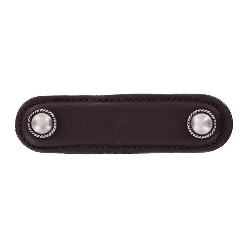 Sanzio 6" Center to Center Bar Pull, 4", Polished Nickel