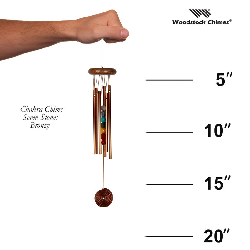 Carillon Woodstock - sept pierres, bronze