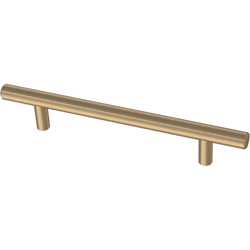 Poignée barre / poignée, Bronze antimicrobien champagne, 5.06"