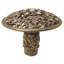 Juliane Grace large knob with 17 Swarovski Clear& Aquamarine Crystalsin Antique Brass-502282053