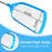 Pool Leaf Skimmer Net Ultra Fine Mesh With Aluminum Poles 5 Sections 6 Feet Swimming Pool Cleaning Net Leaf Catcher For Above Ground Pools Inground Pools