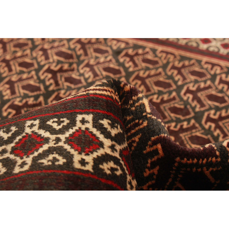 Teimani Burgundy Rug 2'11" x 5'0"