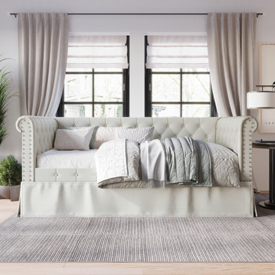 Knolan Upholstered Daybed with Trundle