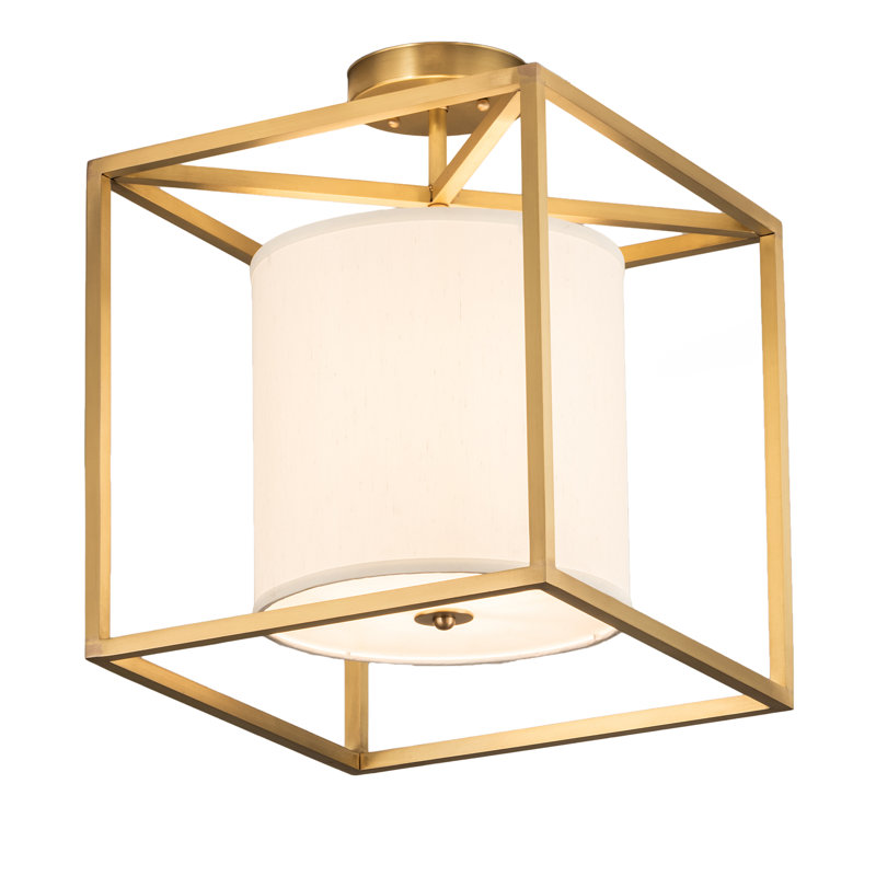 Plafonnier semi-encastré 1 lumière Kitzi Cilindro