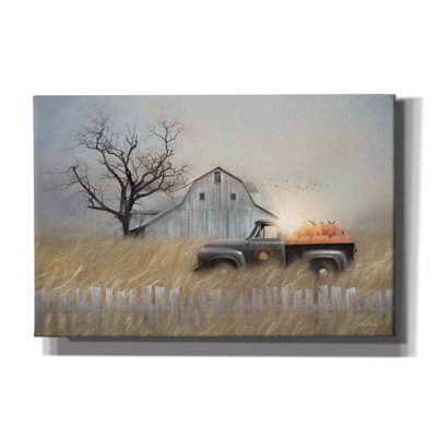 «Fall Pumpkin Harvest» par Lori Deiter, impression sur toile tendue