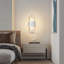 Applique murale d'intérieur moderne 14,5 po à 2 lumières à intensité variable pour porche de couloir de salle de bain-1860800047