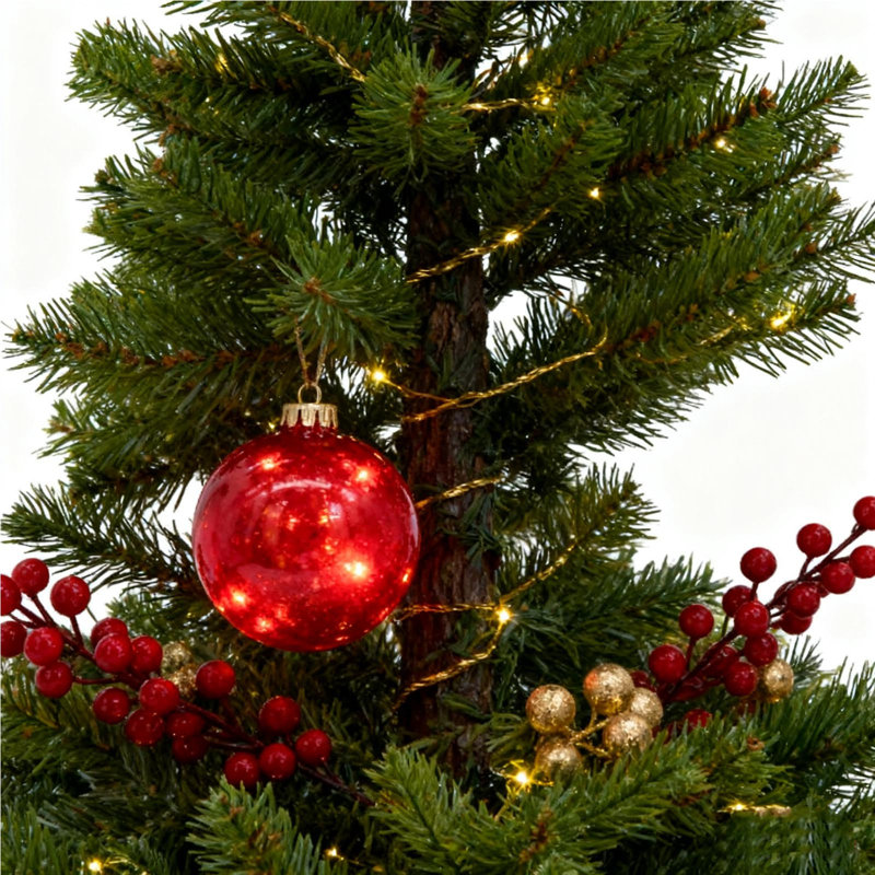 Ornements de Noël de table, Red
