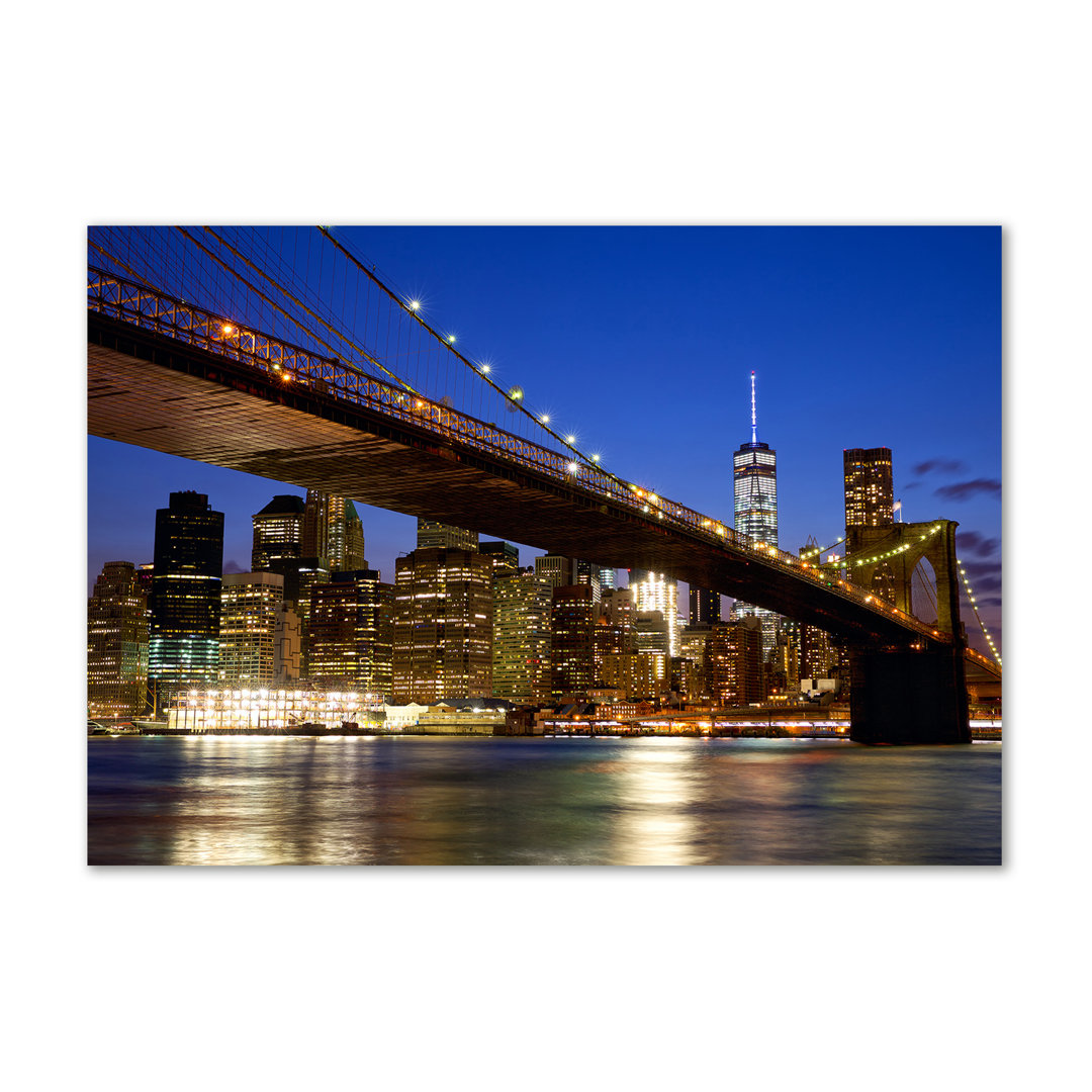 Manhattan New York - Wrapped Canvas Kunstdrucke