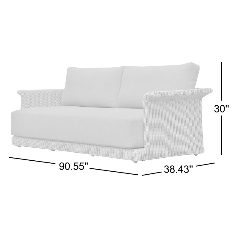 Meredith Outdoor Sofa Brown, Dark Brown, Brown