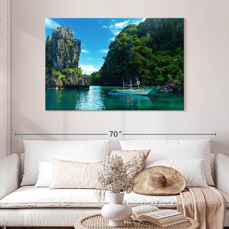 Bateau Mehar Tropical El Nido, H 32 po x l 48 po
