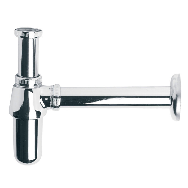 Standard Bottle Trap Chrome with 19cm Extension Tube