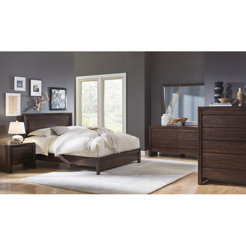 Commode standard à 6 tiroirs Aries, Brun chocolat
