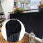Annamary Black Polyethylene Plastic Yard/Privacy Fence-1083133730
