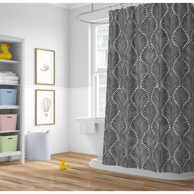 Elegant Palms Ultra-Thin Lightweight Shower Curtain