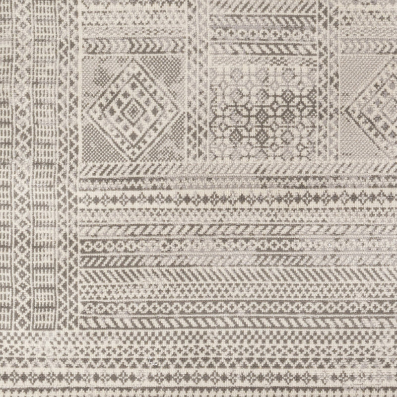 Tapis gris / beige Dancy, Rectangle 5 pi x 7 pi