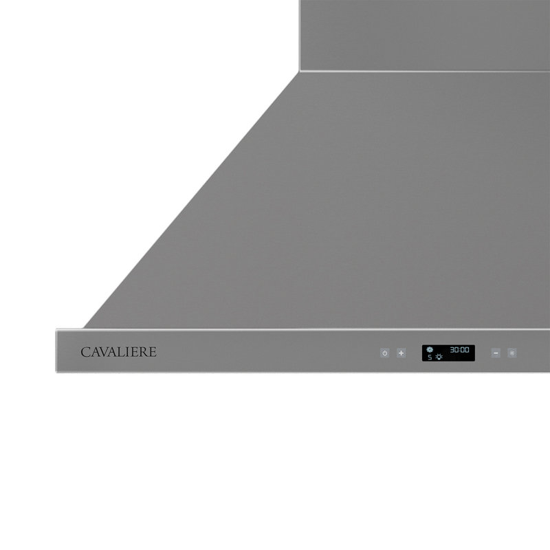 CAVALIERE 30" inch 462 CFM Convertible Digital Wall Mount Range Hood Included Charcoal Filter in Stainless Steel