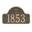 Plaque d'adresse Fleur de Lis-1461037603